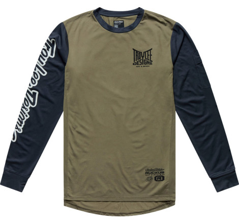 Maillot TROY LEE DESIGNS Ruckus Offroad Barz - Army/Carbon