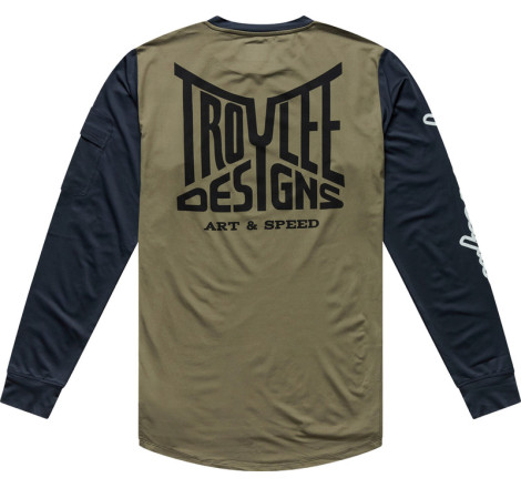 Maillot TROY LEE DESIGNS Ruckus Offroad Barz - Army/Carbon