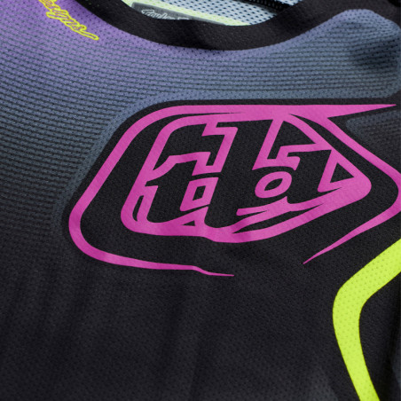 Maillot TROY LEE DESIGNS SE Pro Wander - noir/Neo Purple