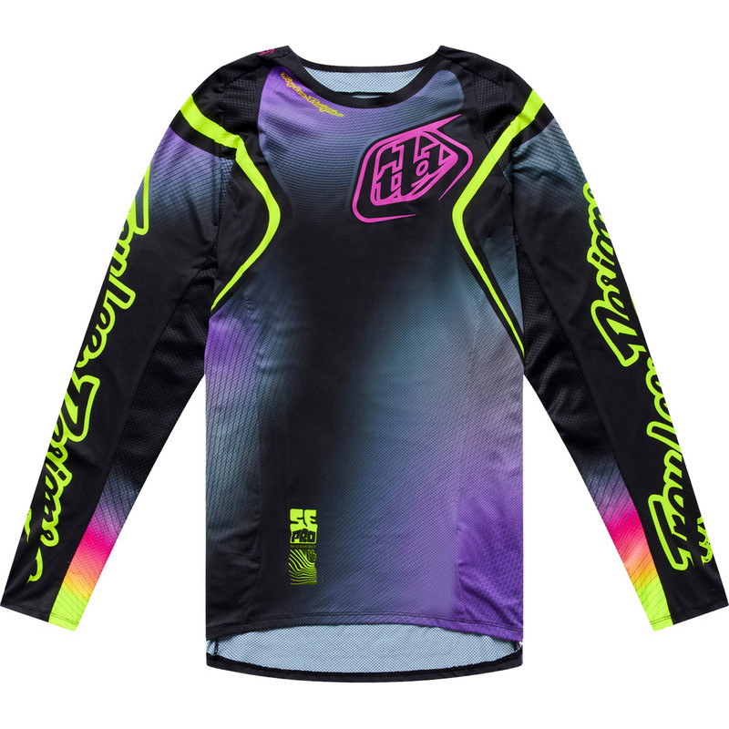 Maillot TROY LEE DESIGNS SE Pro Wander - noir/Neo Purple