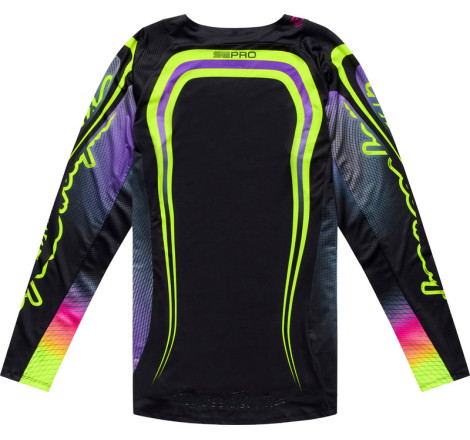 Maillot TROY LEE DESIGNS SE Pro Wander - noir/Neo Purple
