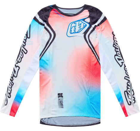 Maillot TROY LEE DESIGNS SE Pro Wander - White/Gunmetal