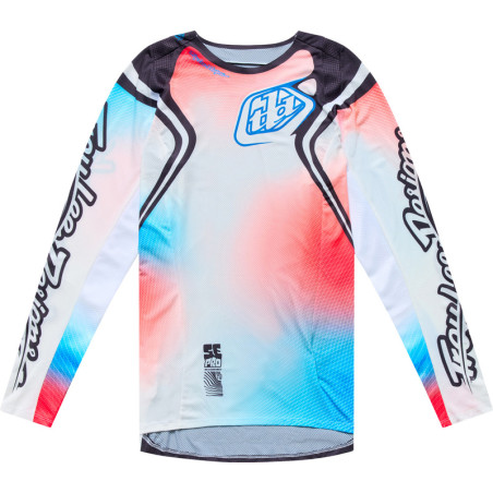 Maillot TROY LEE DESIGNS SE Pro Wander - White/Gunmetal