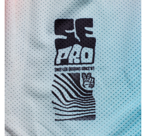 Maillot TROY LEE DESIGNS SE Pro Wander - White/Gunmetal
