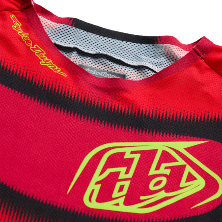 Maillot TROY LEE DESIGNS SE Pro Illusion - rouge/noir