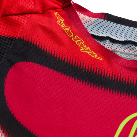 Maillot TROY LEE DESIGNS SE Pro Illusion - rouge/noir
