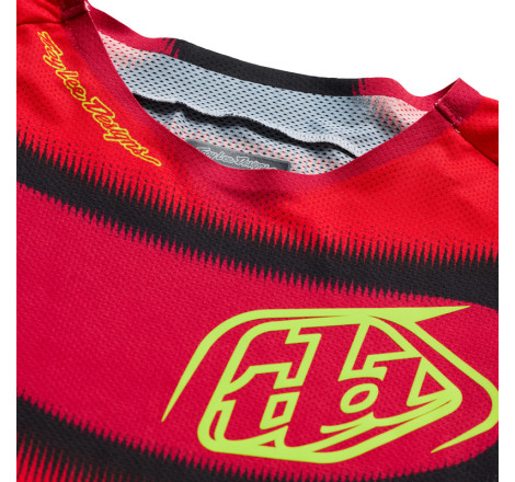 Maillot TROY LEE DESIGNS SE Pro Illusion - rouge/noir