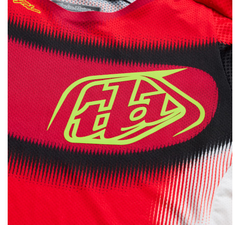 Maillot TROY LEE DESIGNS SE Pro Illusion - rouge/noir