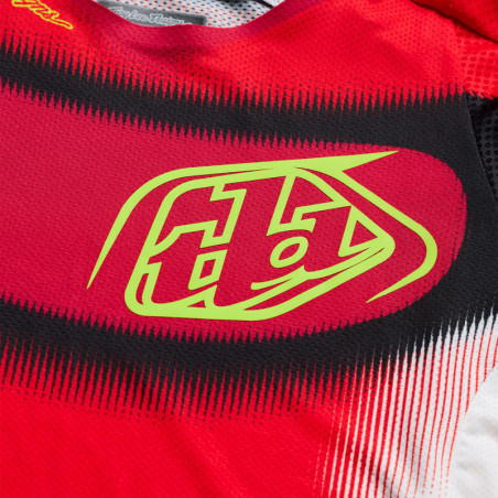 Maillot TROY LEE DESIGNS SE Pro Illusion - rouge/noir