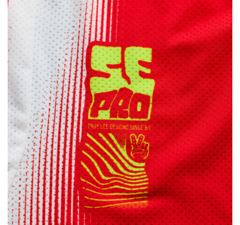 Maillot TROY LEE DESIGNS SE Pro Illusion - rouge/noir