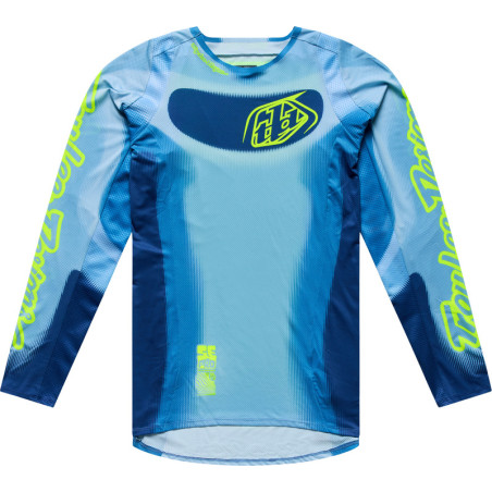 Maillot TROY LEE DESIGNS SE Pro Illusion - Slate/Flo Yellow