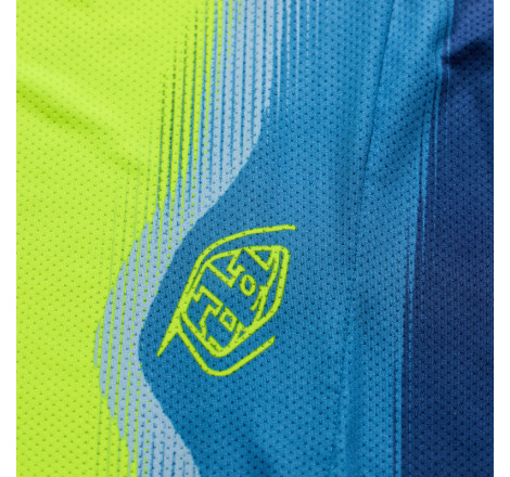 Maillot TROY LEE DESIGNS SE Pro Illusion - Slate/Flo Yellow
