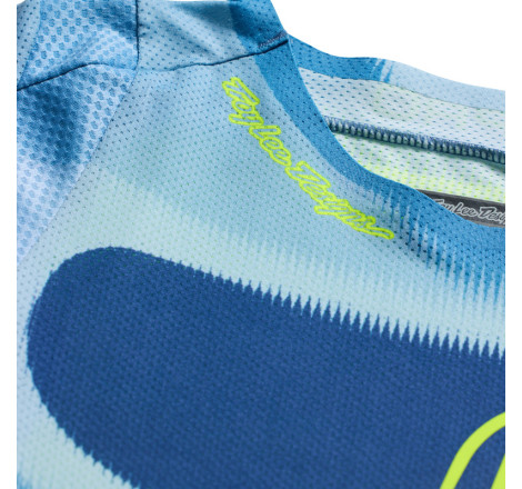 Maillot TROY LEE DESIGNS SE Pro Illusion - Slate/Flo Yellow