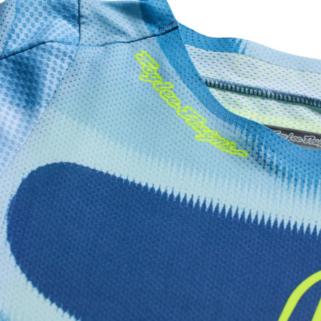 Maillot TROY LEE DESIGNS SE Pro Illusion - Slate/Flo Yellow