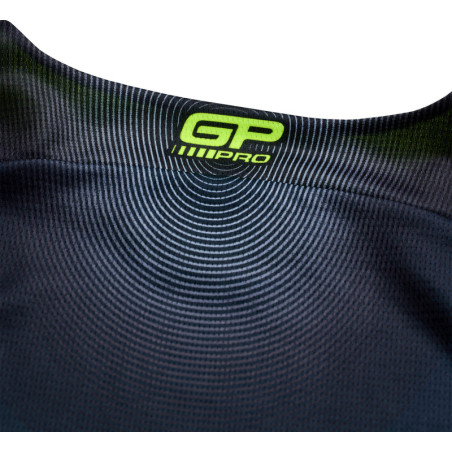 Maillot TROY LEE DESIGNS GP Pro Imprint - gris/Flo Yellow