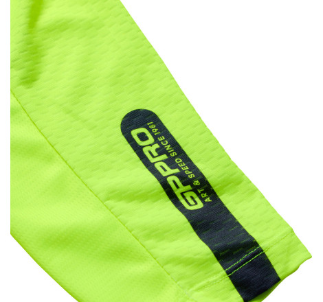 Maillot TROY LEE DESIGNS GP Pro Imprint - gris/Flo Yellow