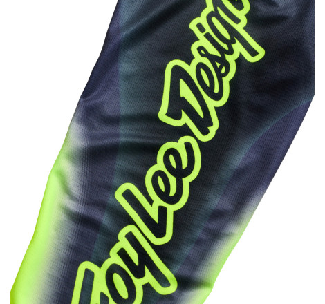 Maillot TROY LEE DESIGNS GP Pro Imprint - gris/Flo Yellow