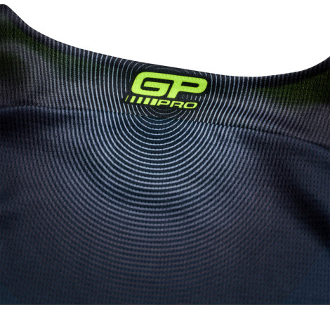 Maillot TROY LEE DESIGNS GP Pro Imprint - gris/Flo Yellow