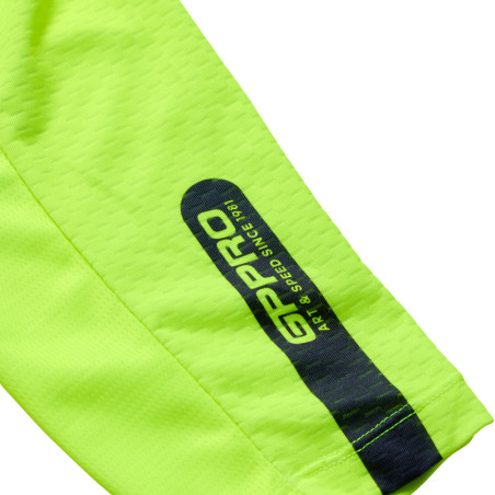 Maillot TROY LEE DESIGNS GP Pro Imprint - gris/Flo Yellow