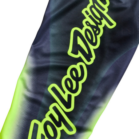 Maillot TROY LEE DESIGNS GP Pro Imprint - gris/Flo Yellow