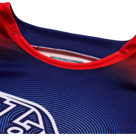 Maillot TROY LEE DESIGNS GP Pro Imprint - bleu/orange