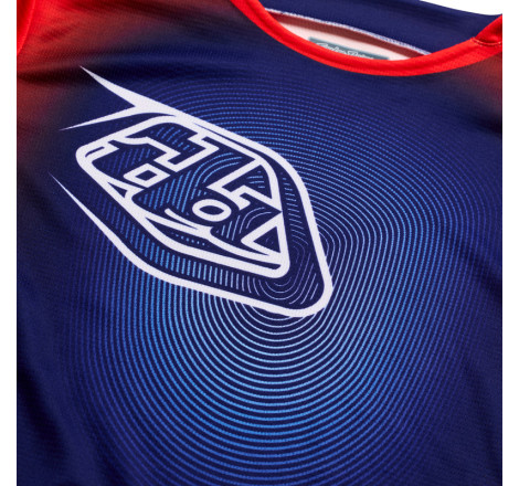 Maillot TROY LEE DESIGNS GP Pro Imprint - bleu/orange