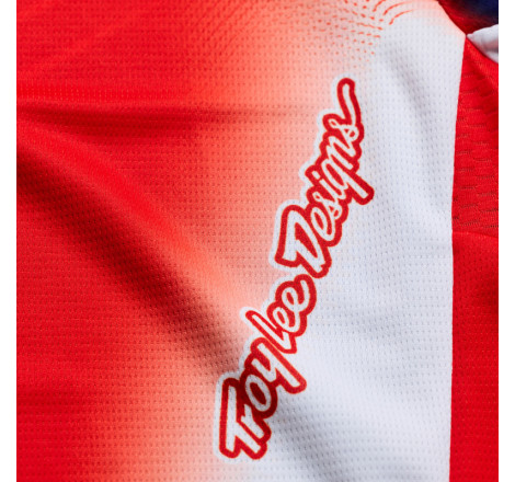 Maillot TROY LEE DESIGNS GP Pro Imprint - bleu/orange