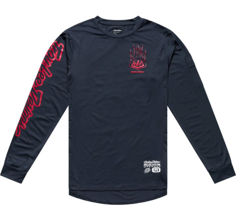 Maillot TROY LEE DESIGNS Ruckus Offroad Flamz - Carbon