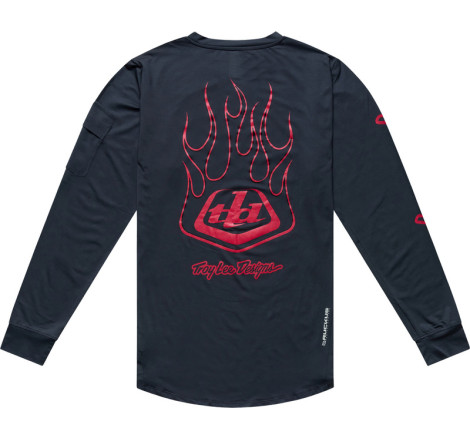 Maillot TROY LEE DESIGNS Ruckus Offroad Flamz - Carbon