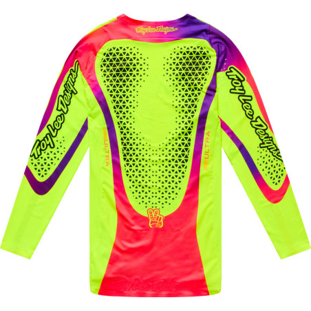 Maillot TROY LEE DESIGNS SE Ultra Aura - Flo Yellow