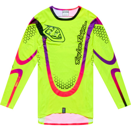 Maillot TROY LEE DESIGNS SE Ultra Aura - Flo Yellow