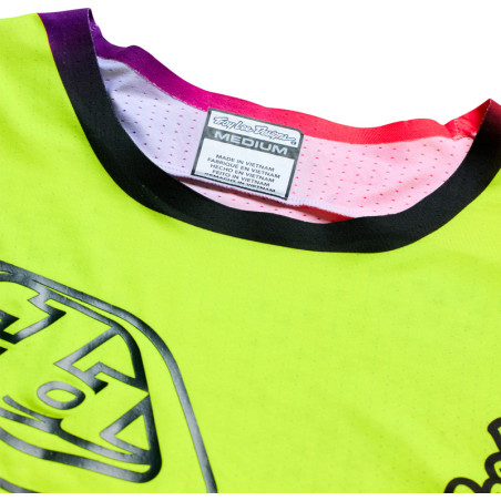 Maillot TROY LEE DESIGNS SE Ultra Aura - Flo Yellow