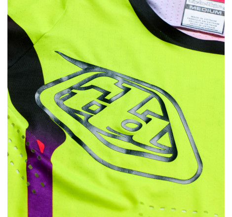 Maillot TROY LEE DESIGNS SE Ultra Aura - Flo Yellow