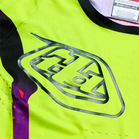 Maillot TROY LEE DESIGNS SE Ultra Aura - Flo Yellow