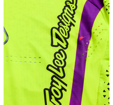 Maillot TROY LEE DESIGNS SE Ultra Aura - Flo Yellow