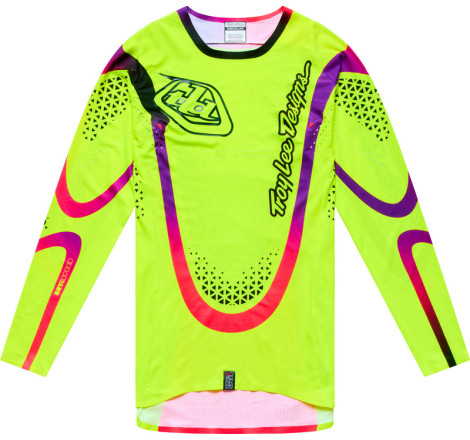 Maillot TROY LEE DESIGNS SE Ultra Aura - Flo Yellow