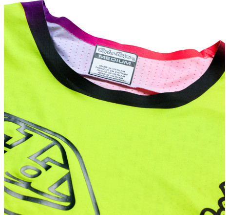 Maillot TROY LEE DESIGNS SE Ultra Aura - Flo Yellow