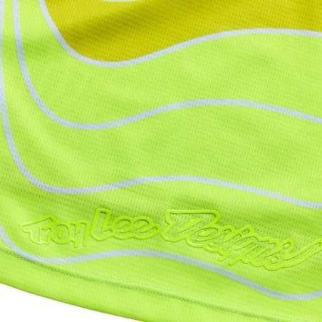 Maillot TROY LEE DESIGNS GP Pro Stagger - Gunmetal/Neo Yellow