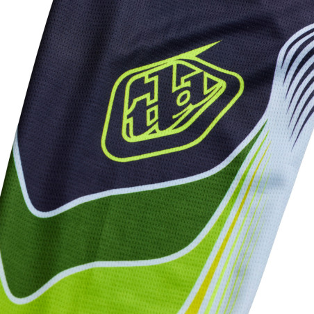 Maillot TROY LEE DESIGNS GP Pro Stagger - Gunmetal/Neo Yellow