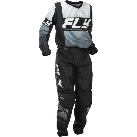 Maillot enfant FLY RACING F-16 Taille YXL - noir/blanc
