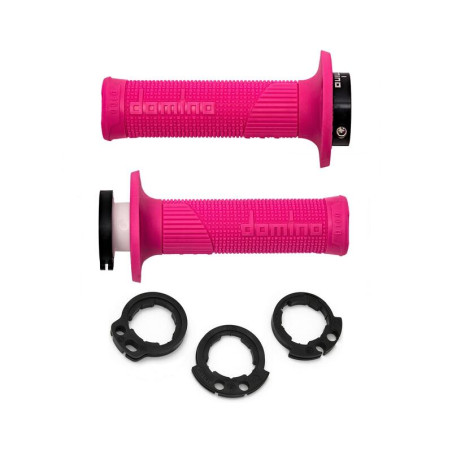 Revêtements Domino D-Lock grips 116mm rose