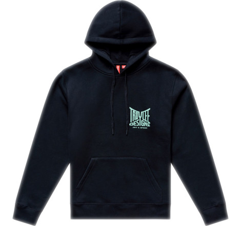 Hoodie femme TROY LEE DESIGNS Handlebar - noir