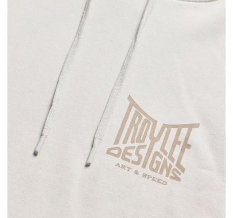 Hoodie femme TROY LEE DESIGNS Handlebar - Pumice