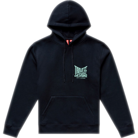 Hoodie femme TROY LEE DESIGNS Handlebar - noir