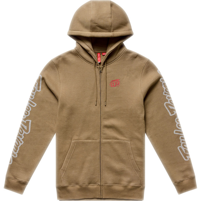 Hoodie TROY LEE DESIGNS Zip Up Badge - Sienna