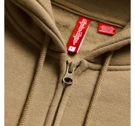 Hoodie TROY LEE DESIGNS Zip Up Badge - Sienna