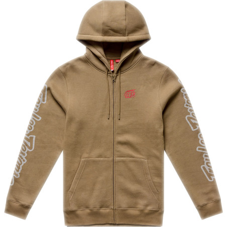 Hoodie TROY LEE DESIGNS Zip Up Badge - Sienna
