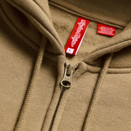 Hoodie TROY LEE DESIGNS Zip Up Badge - Sienna