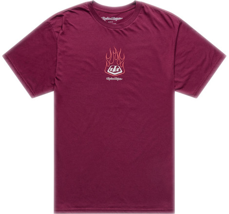 T-Shirt TROY LEE DESIGNS Flame2 - Sangria