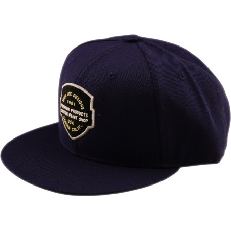 Casquette TROY LEE DESIGNS Flat Bill Snapback Imprint - Indigo